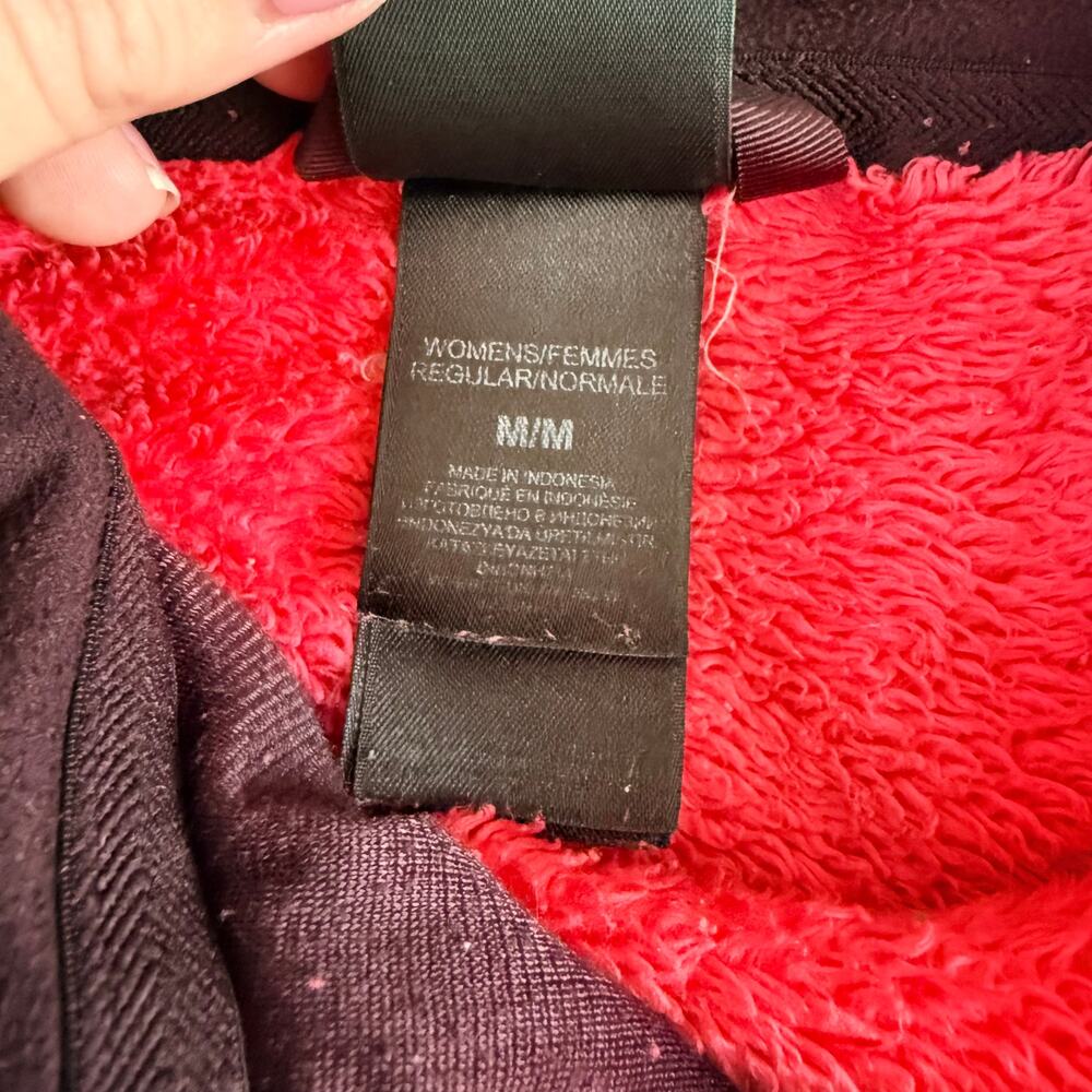 The North Face Womens Osito Jacket Dark Pink Fleece Size M Gorpcore Athleisure - Picture 8 of 10